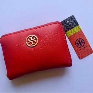 Tory Burch Coin Purse (Poppy Red)